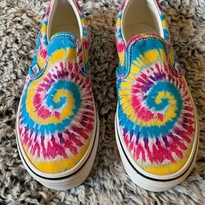 Girl's Van Tie-Die Sneakers